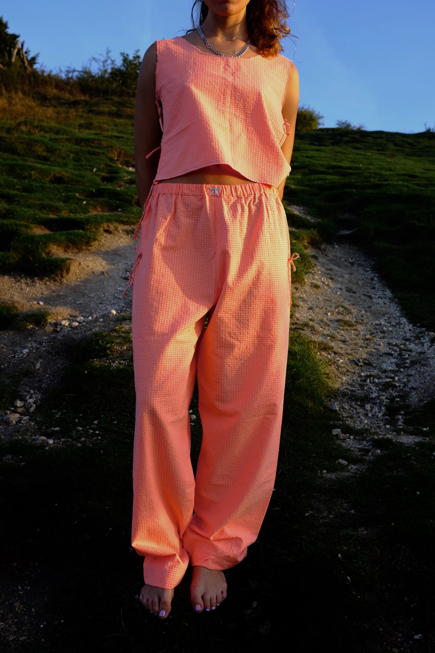 ORANGE PYJAMA SET
