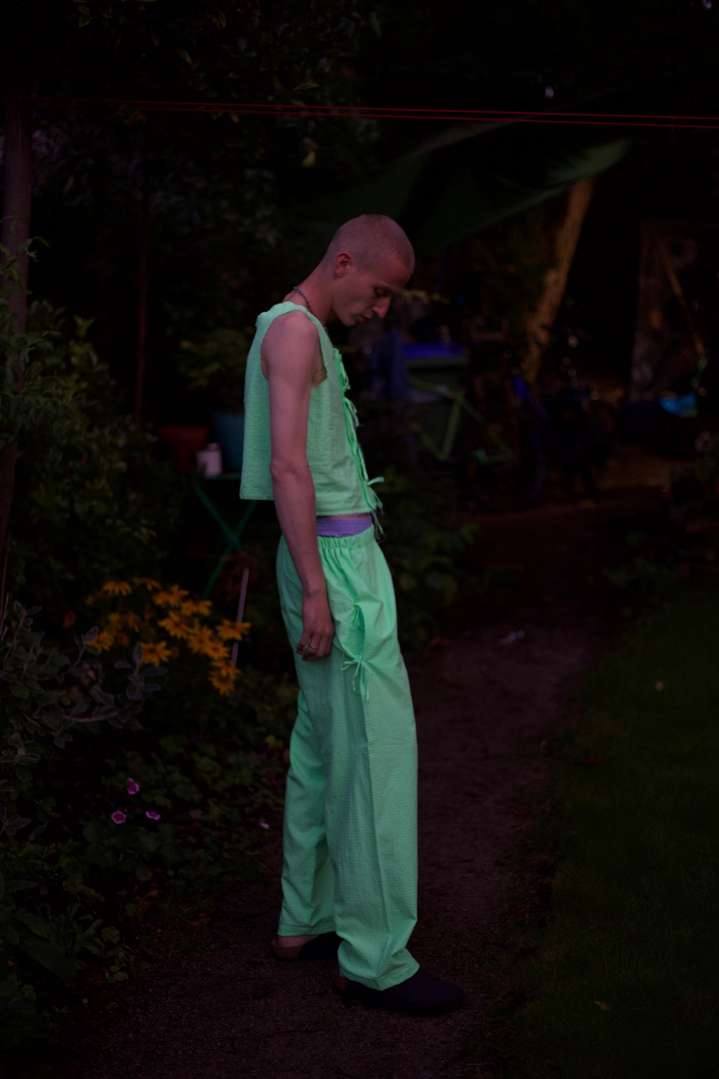 GREEN PYJAMA SET