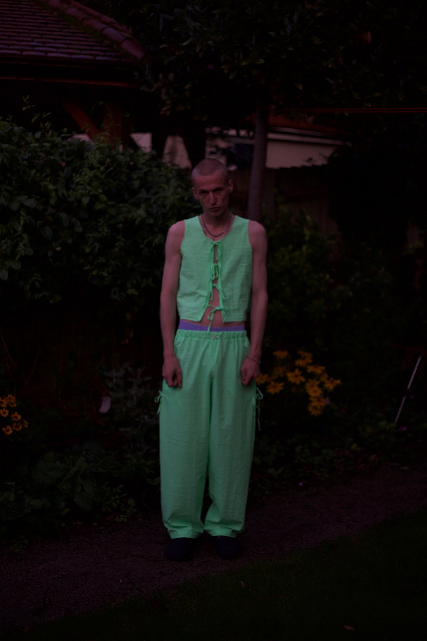 GREEN PYJAMA SET