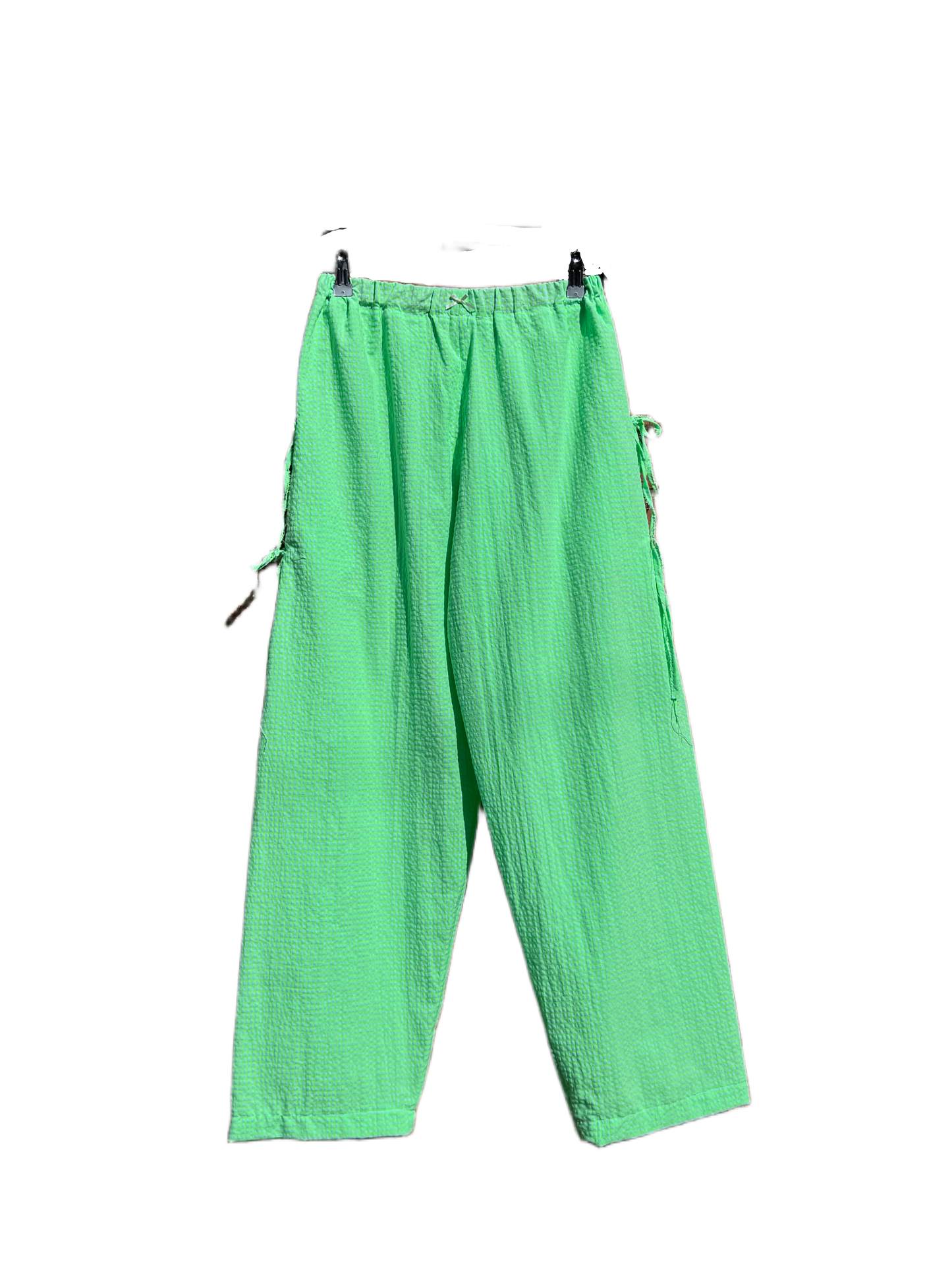 GREEN PYJAMA BOTTOMS