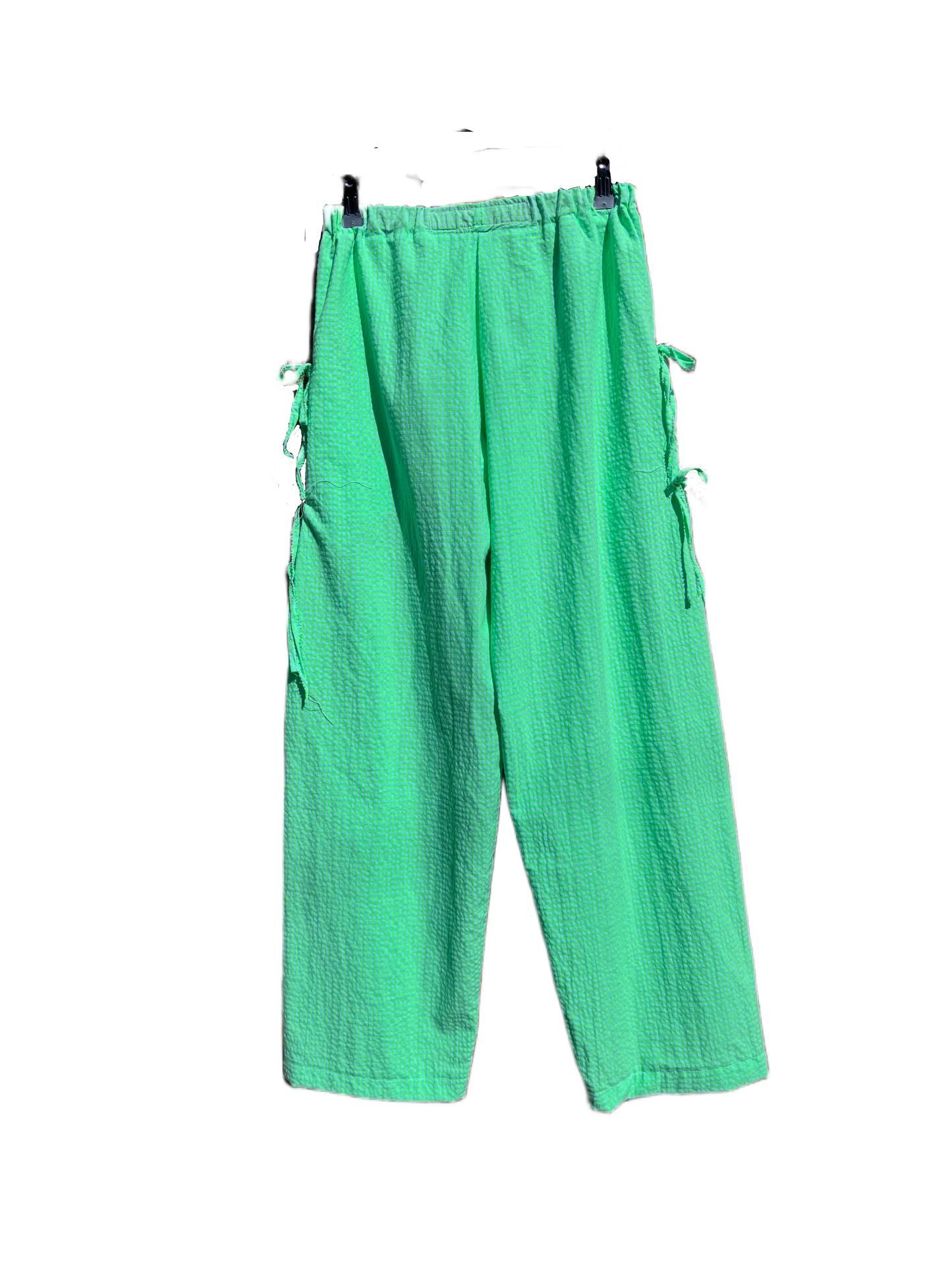 GREEN PYJAMA BOTTOMS