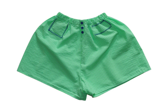 green cotton boxers