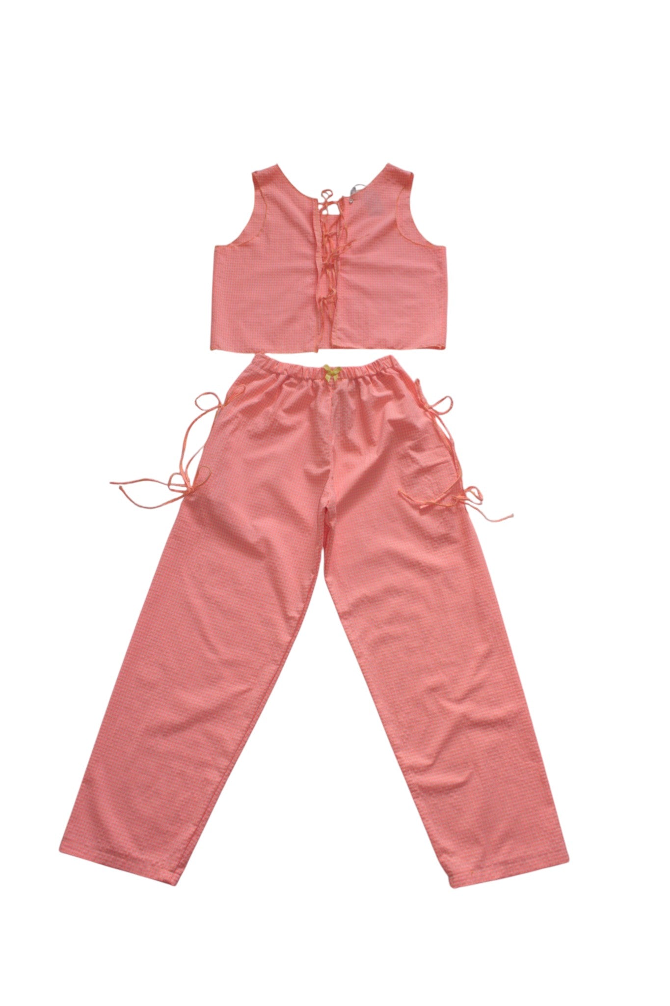 orange pyjama set