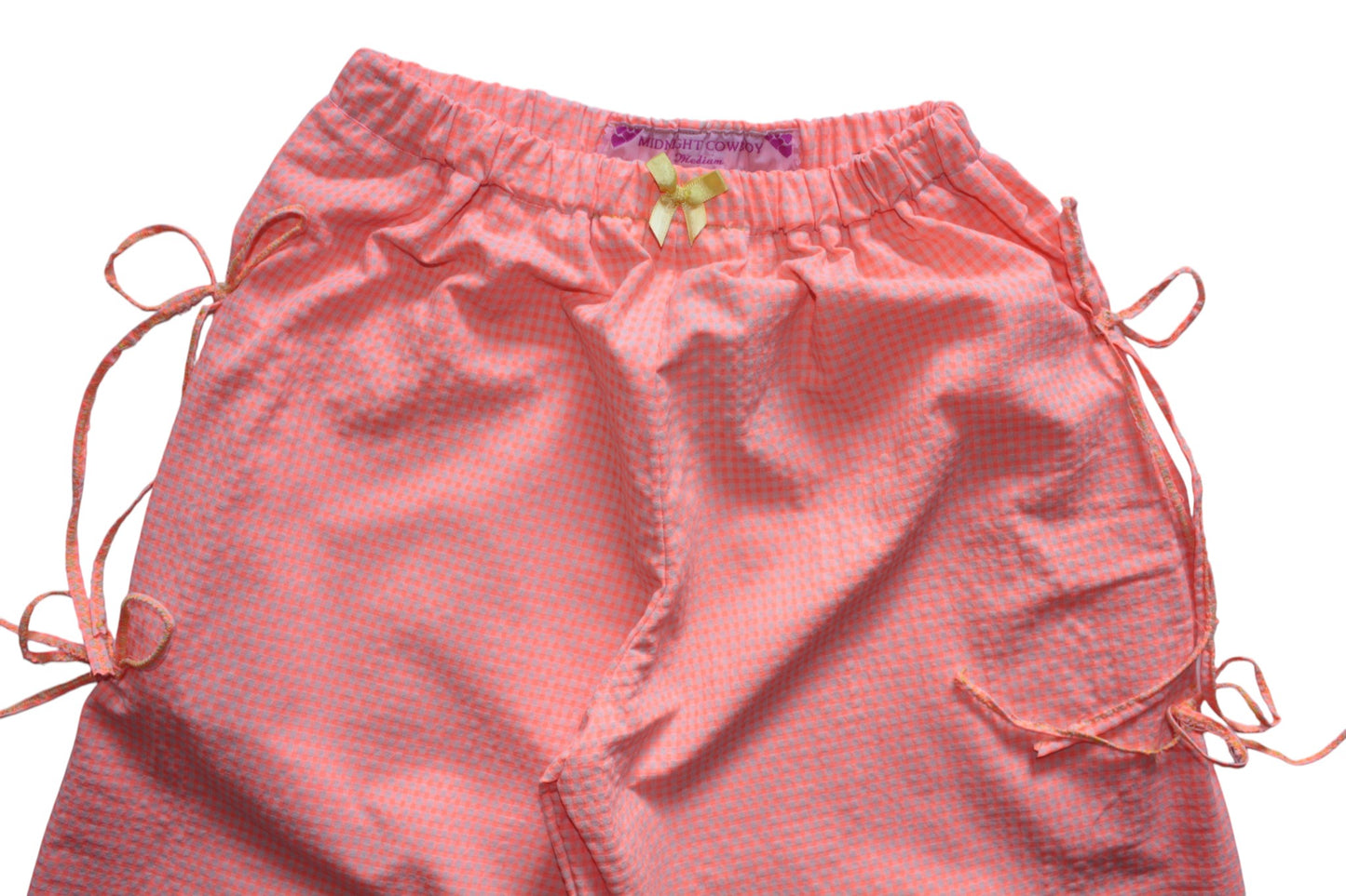 orange pyjama trousers