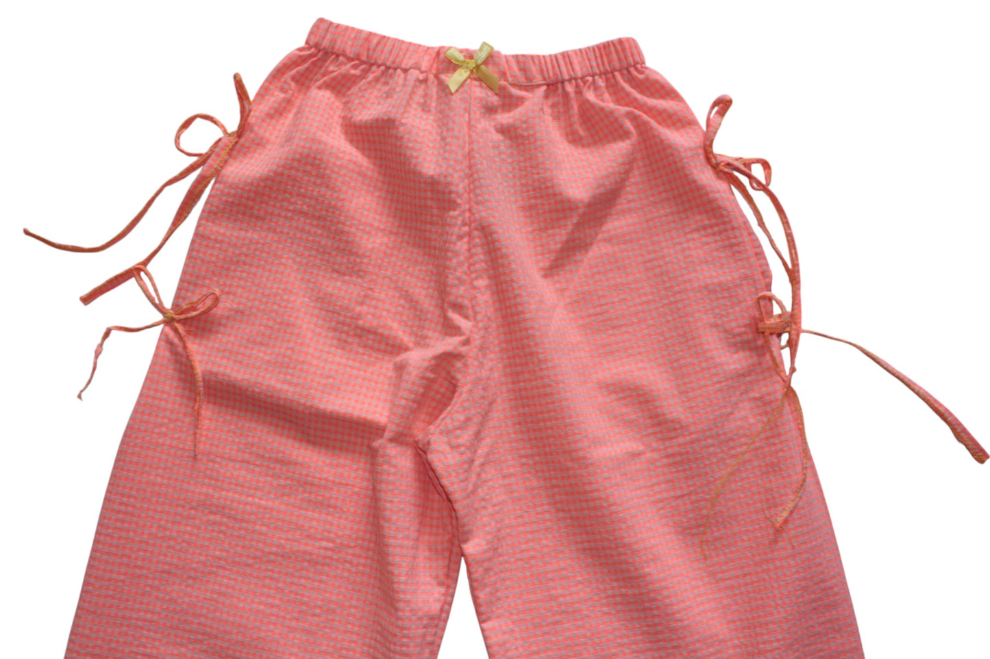 orange pyjama trousers